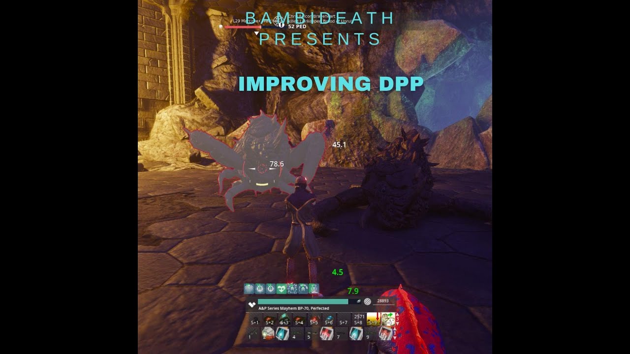 Entropia Universe- Improving your DPP (Damage Per Pec)
