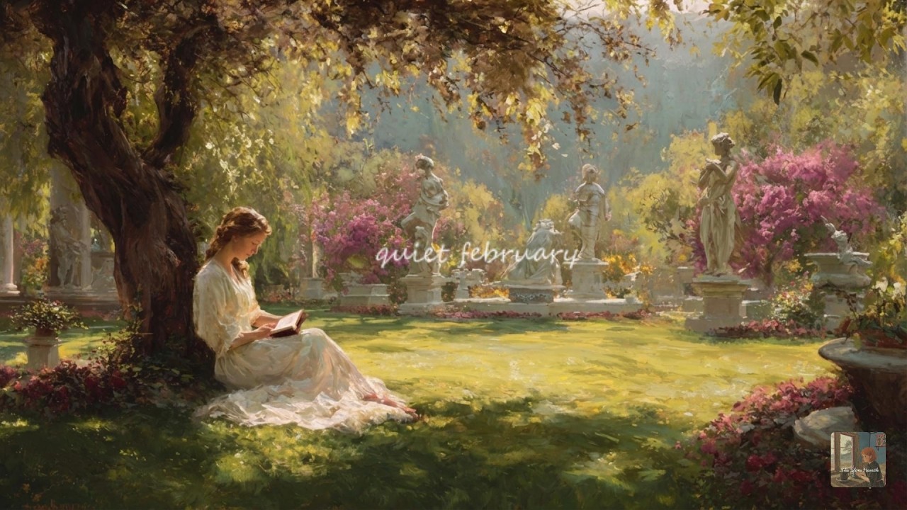 quiet february 🍃 soft piano for a joyful and cozy morning (study / read / relax)