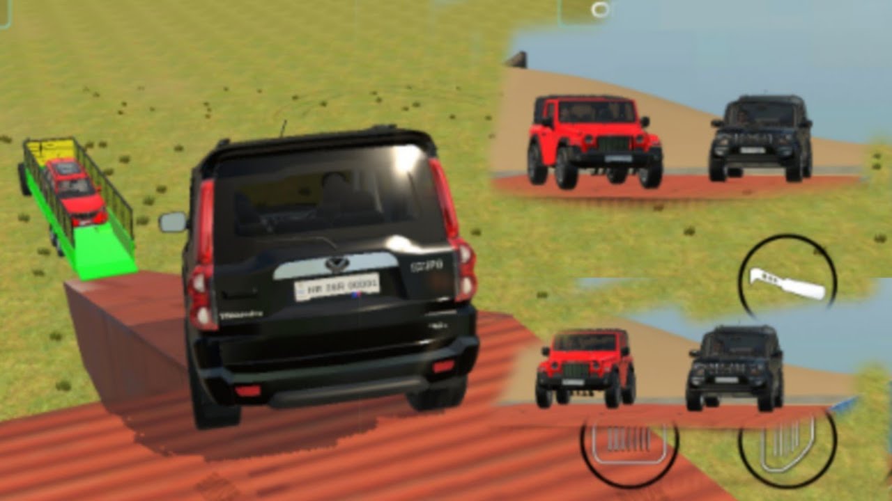TRACTOR 💪ME 2 CAR LOAD KAR DIYA 😭 STUNT tractor simulator game video trolley loading 