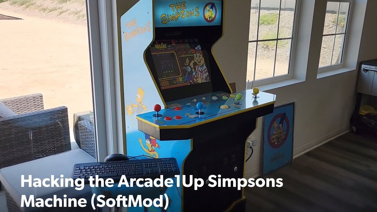 Hacking the Arcade1Up Simpsons Machine (SoftMod)