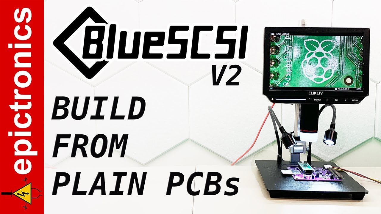 Microsolder BlueSCSI v2 с нуля