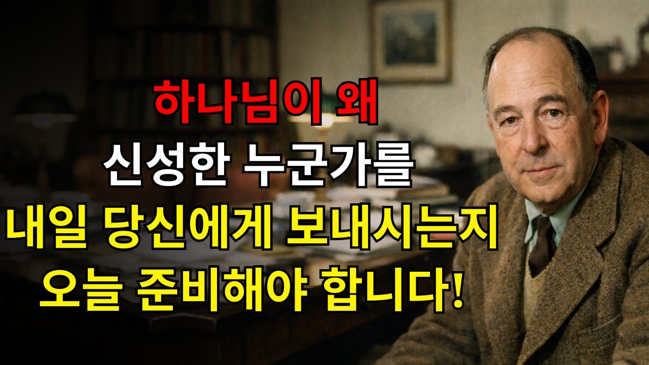 긴급! 왜 하나님이 내일 누군가를 당신에게 보내시는지 알아보라 — 우연이 아니다, 준비된 신성한 만남이다 (당신은 오늘 준비해야 한다!) | C.S. 루이스