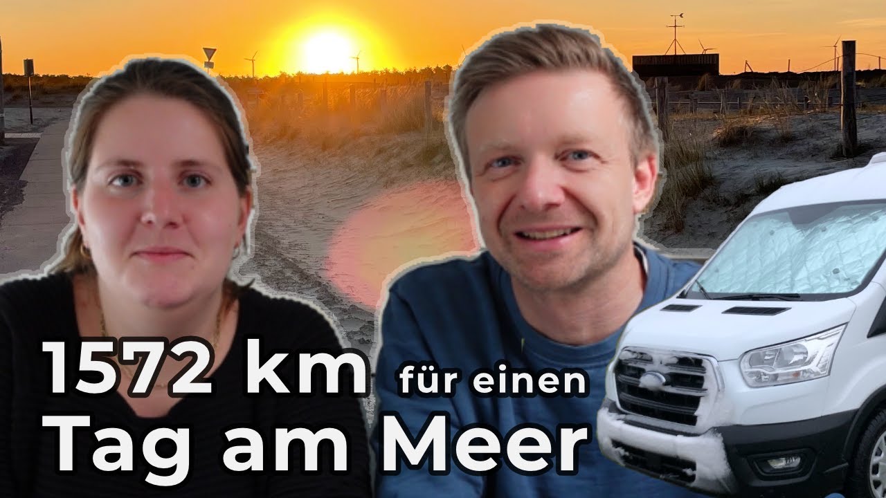 Campervan Roadtrip nach Holland: mit dem Wohnmobil durch Schnee an die Nordsee in den Niederlanden