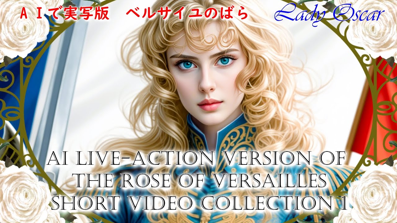 AI実写版ベルサイユのばら🌹ショート総集編【第1弾】裏話＆おまけ映像つき