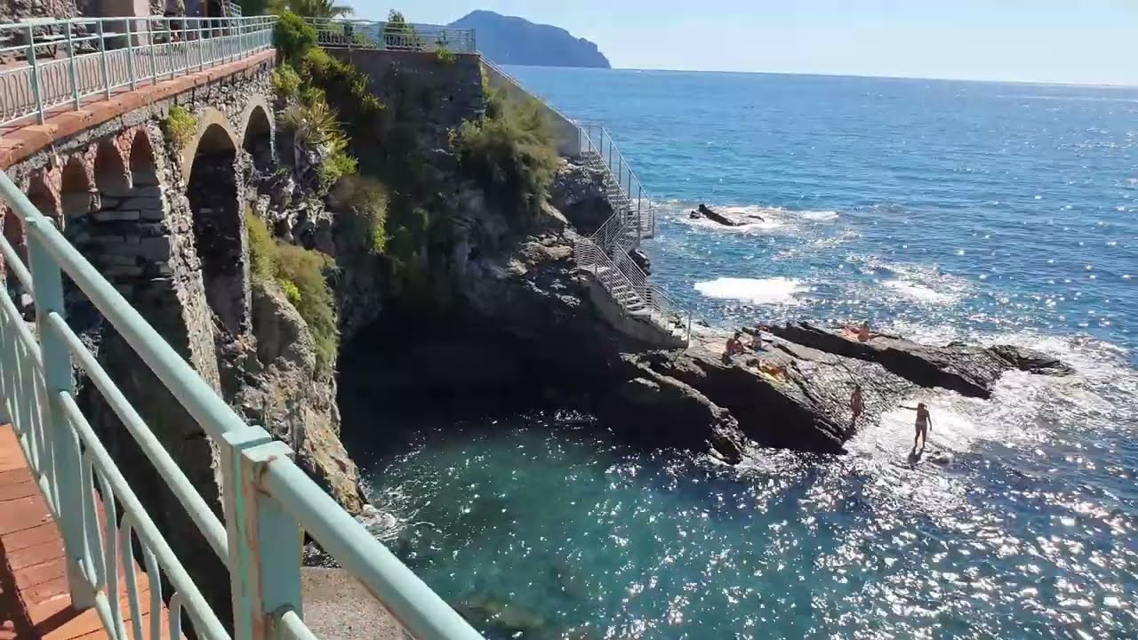 Nervi Promenade • Passeggiata di Nervi, 4K Walking Tour