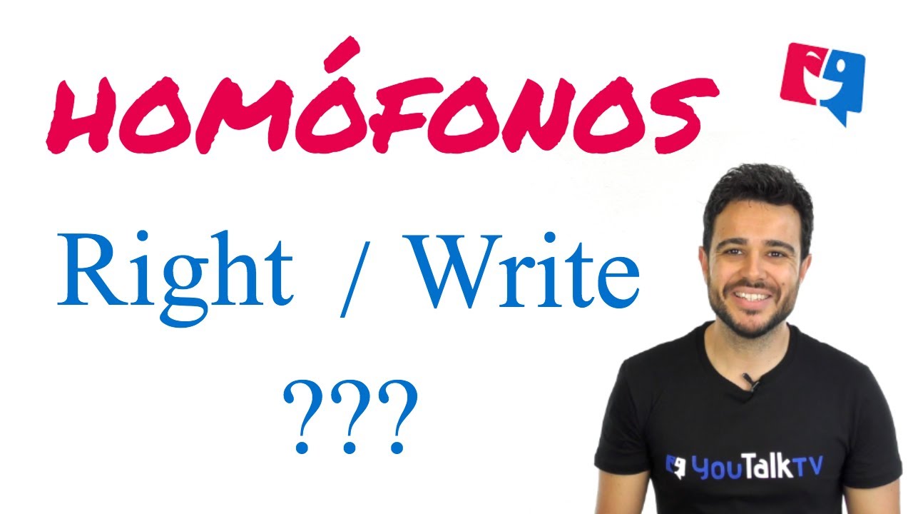 Homófonos en inglés, palabras en inglés que se pronuncian igual (suenan igual se escriben diferente)