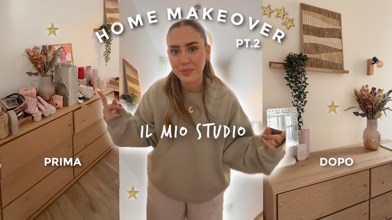 MAKEOVER DELLA MIA CASA A MILANO PT.2: NUOVO STUDIO | CLEOTOMS