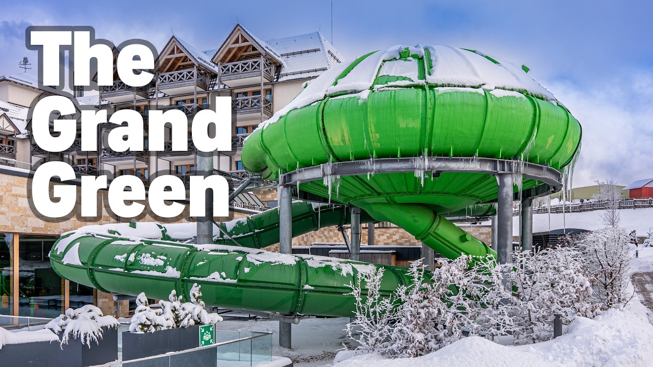 All Water Slides at The Grand Green Resort in Germany!