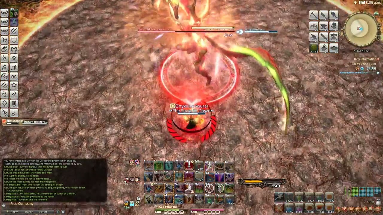 FFXIV - Eden's Verse: Furor (E6N) Solo - WAR 90