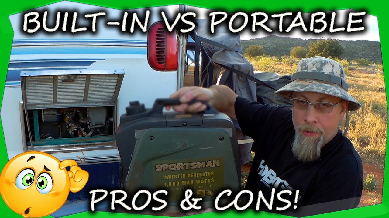 Generator SMACKDOWN! Onboard ONAN Vs. Cheap PORTABLE For RV Vanlife NOMADS?