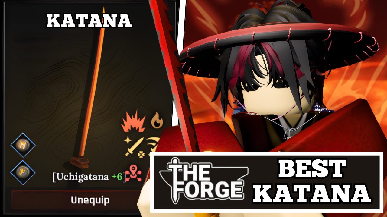 How To Make *THE BEST KATANA* In The FORGE | The Forge Roblox