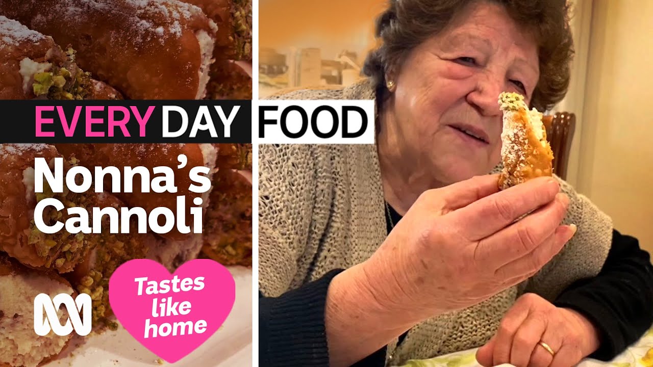 Tastes like Home: Nonna's cannoli | ABC Everyday | ABC Australia