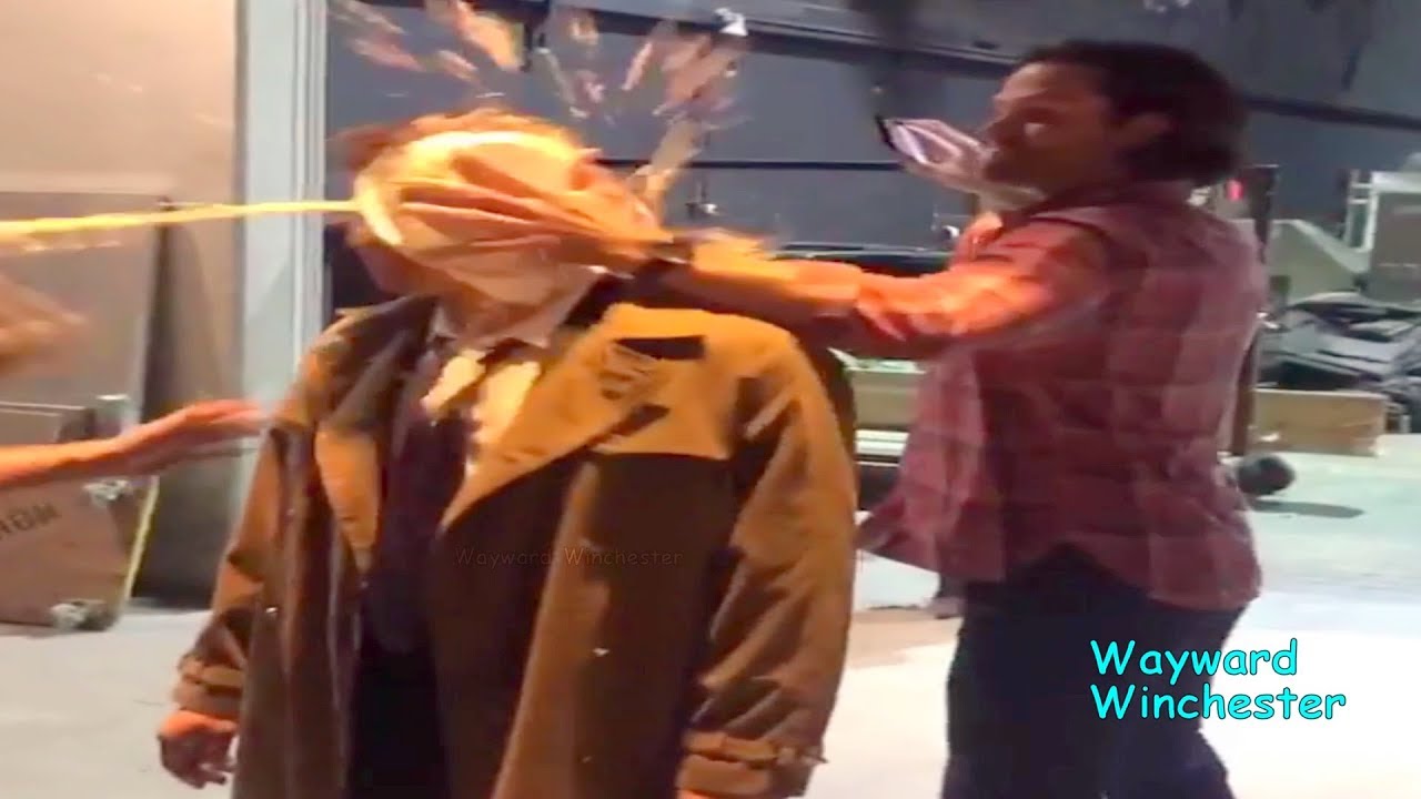 Jensen Ackles & Jared Padalecki PIE Misha Collins In The Face Multiple Times