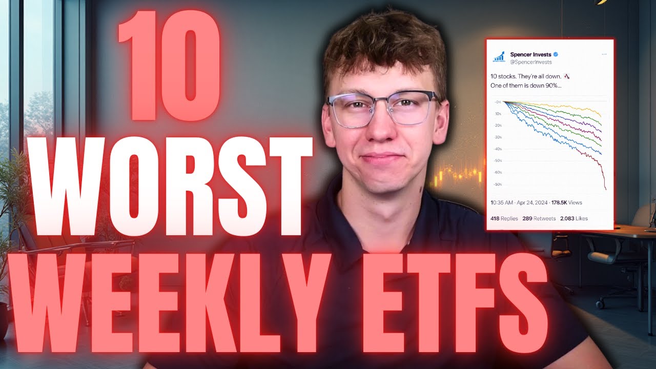 Я проанализировал худшие ETF с еженедельными дивидендами | Результаты ужасные