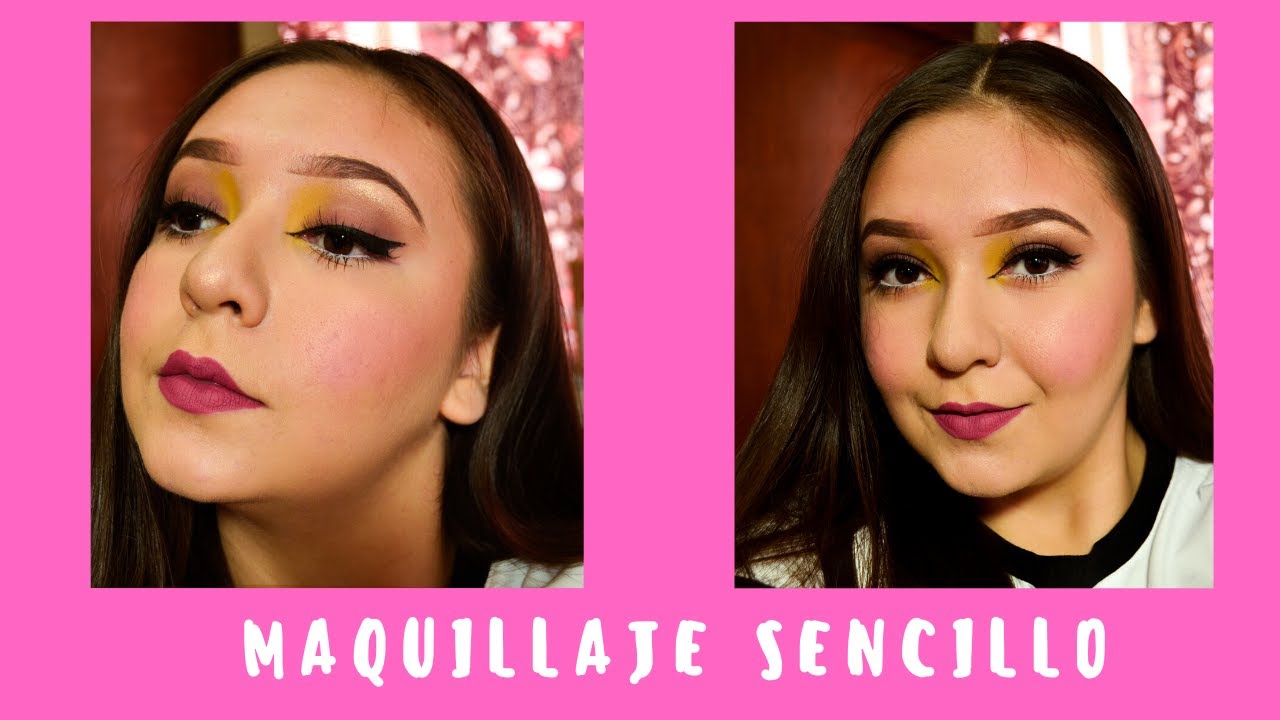 Maquillaje sencillo con color Amarillo - Priscila Plata 💗