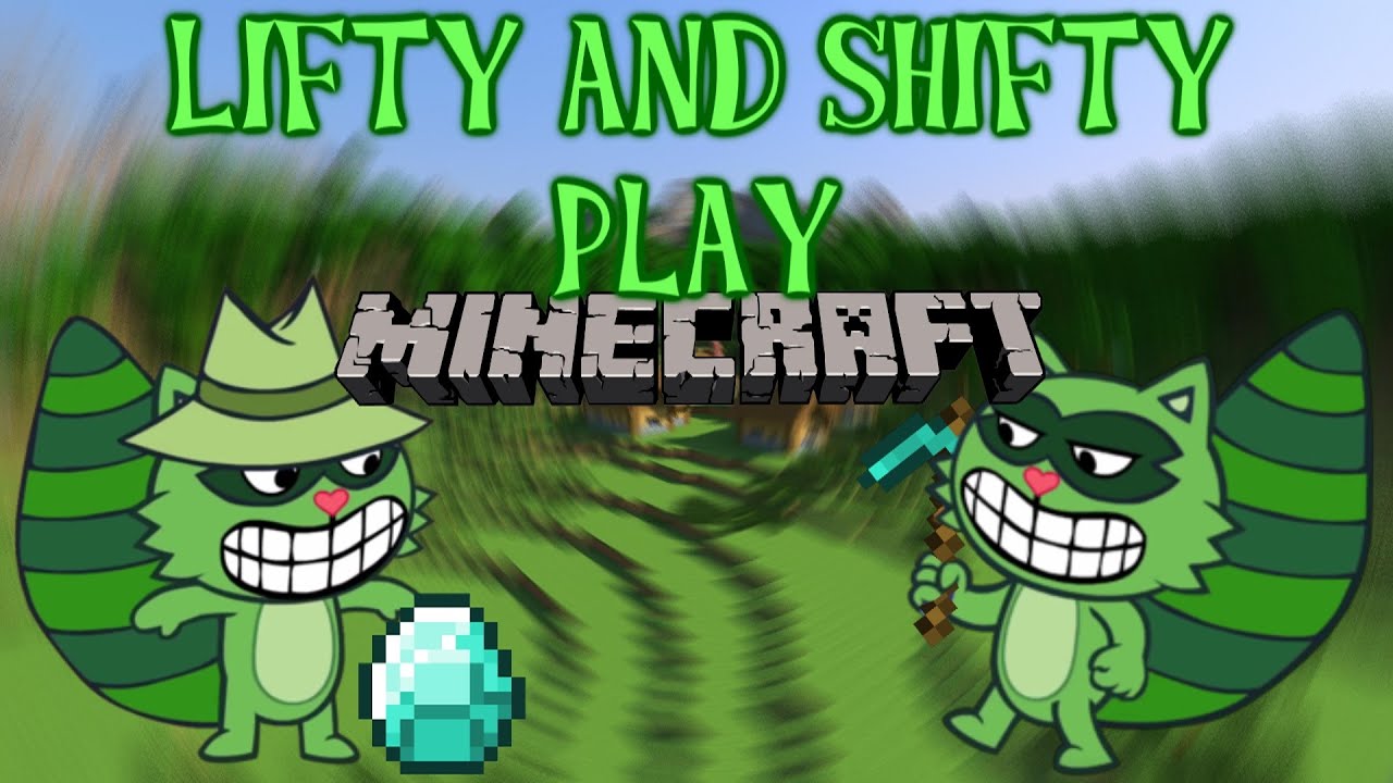 LIFTY AND SHIFTY PLAY: Minecraft | Teaching Two Raccoons How to Play a Block Survival Game