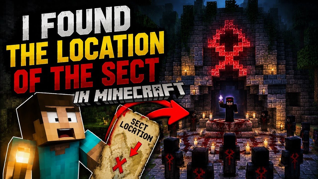 I found the location of the sect in Minecraft #minecraft #gameplay 