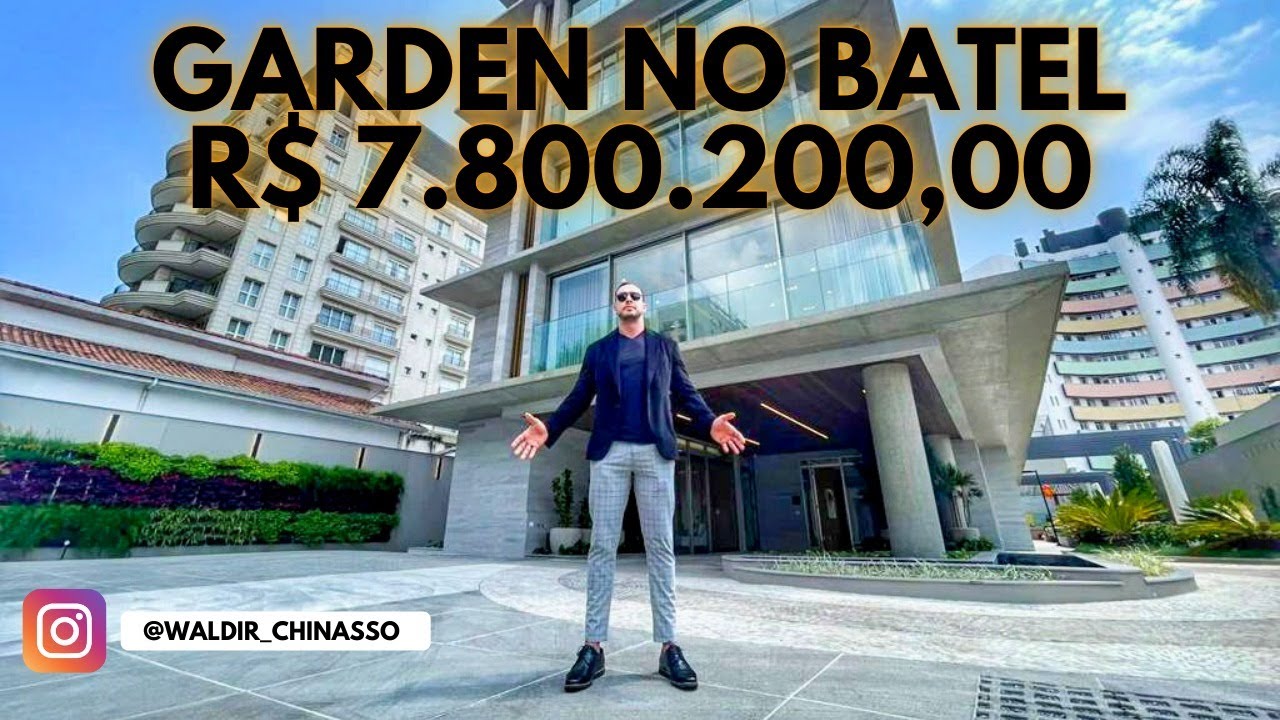 MANSÃO SUSPENSA NO BATEL, PRONTO P/ MORAR! 4 SUÍTES, 5 VAGAS, BOX E CAVE! VALOR R$7.800.200,00