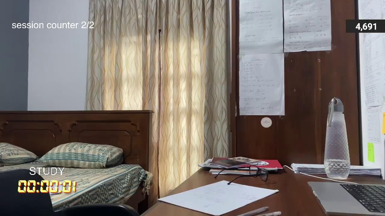 study with me live pomodoro!