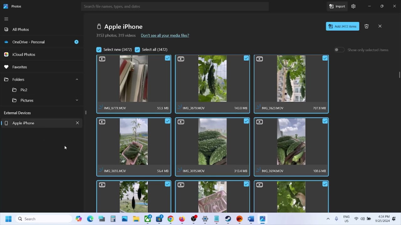 How To Change Photos Import Location When Importing From iPhone/Android Phone In Windows 11