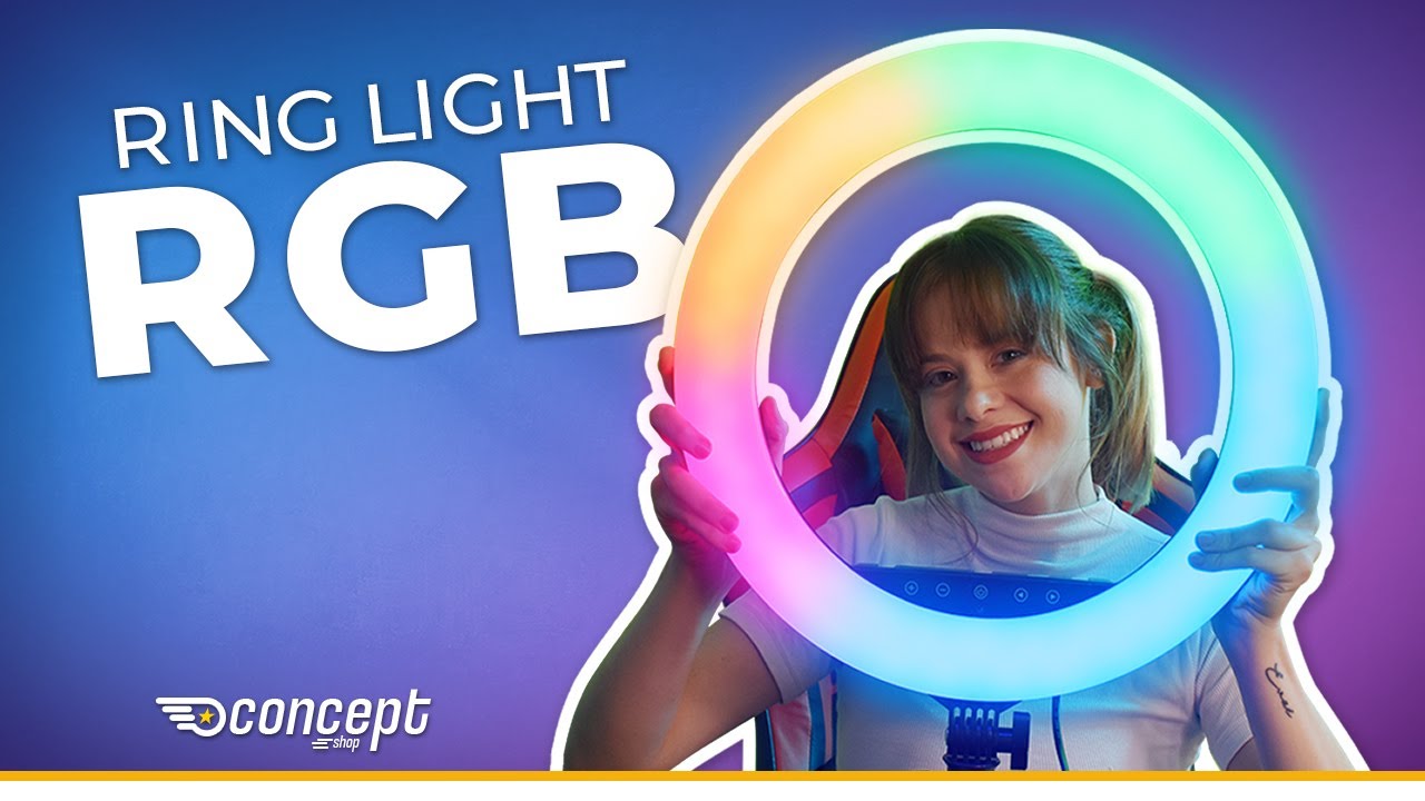 UNBOXING Ringlight RGB - Tudo que voc&ecirc; precisa saber!