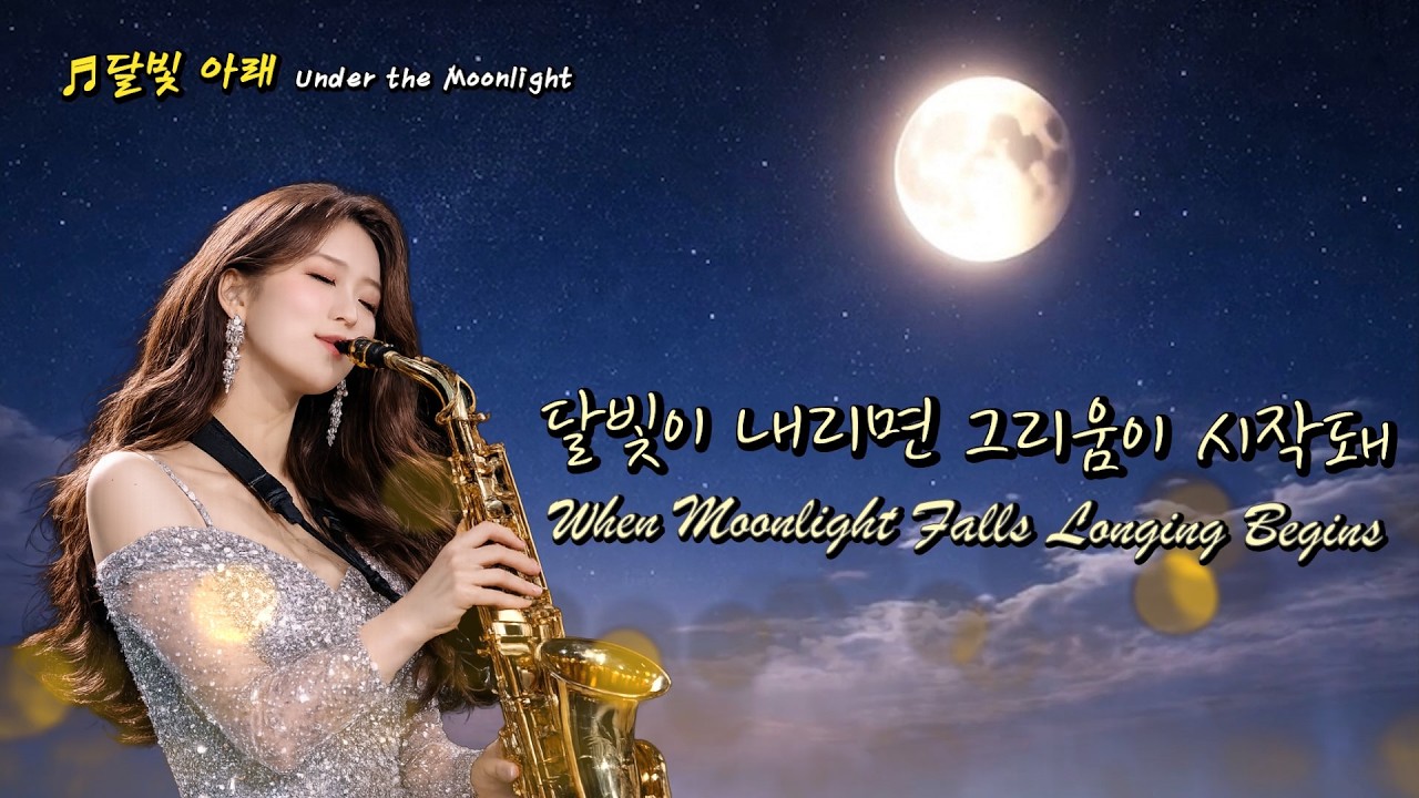달빛 아래(Under the Moonlight) | Emotional Saxophone | Midnight Sax Lounge
