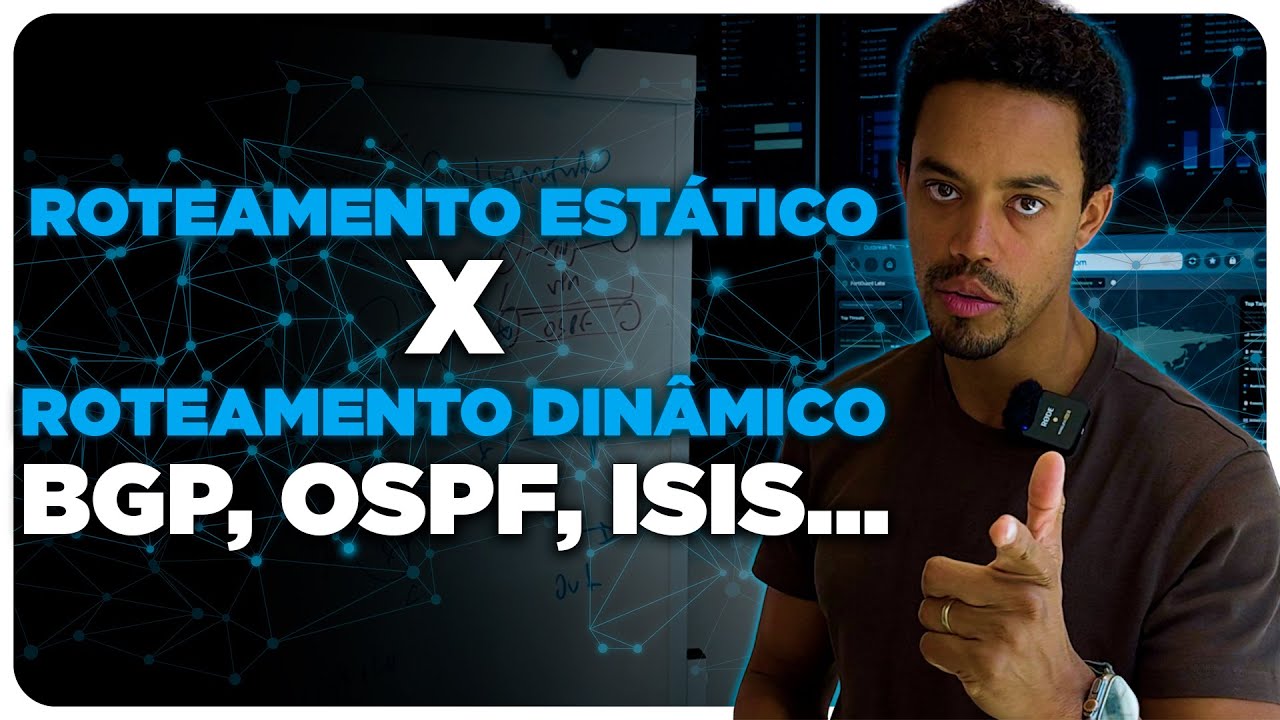 Roteamento Estático X Roteamento Dinâmico - BGP, OSPF, ISIS...
