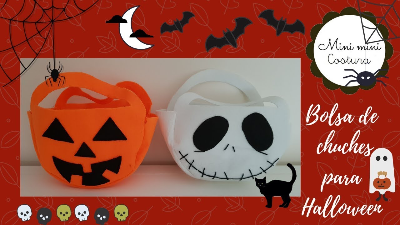 Bolsas de chuches  para Halloween/Patrones gratis
