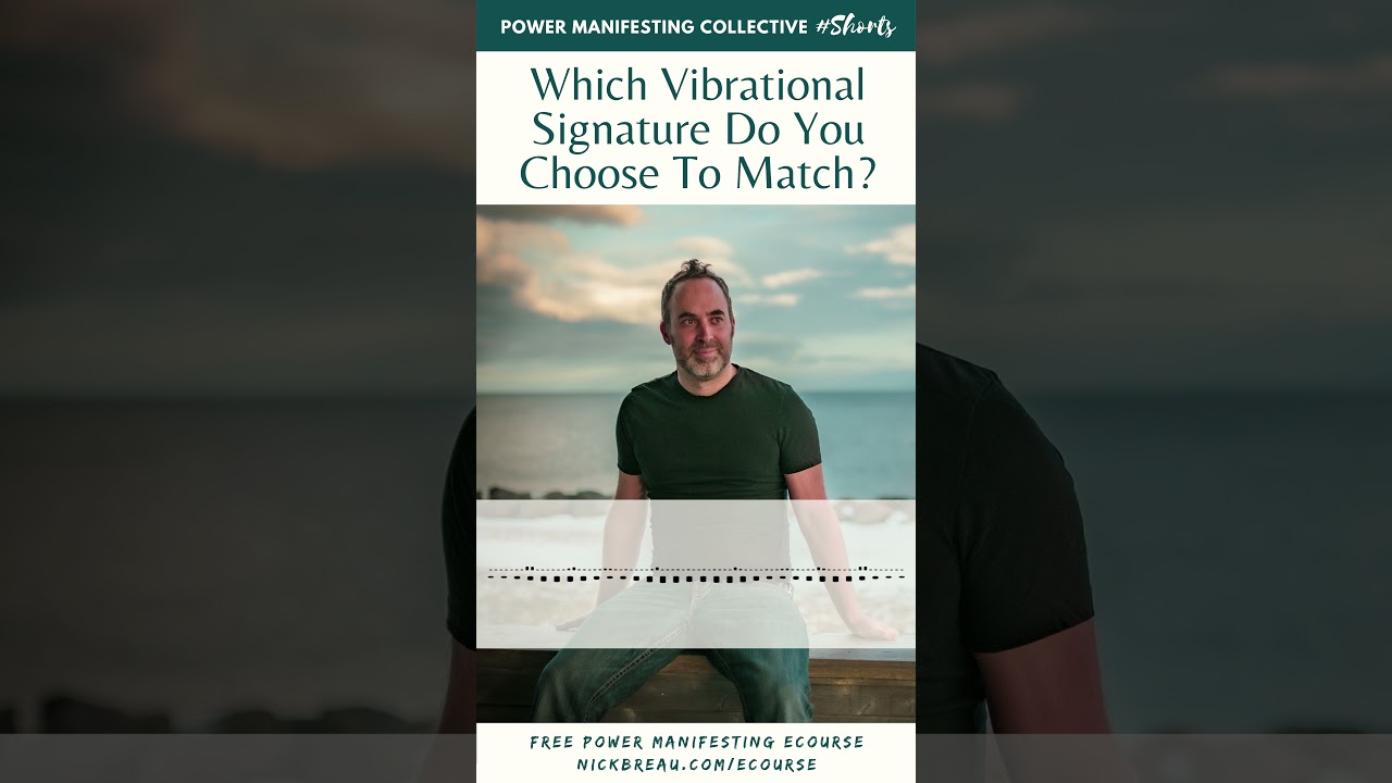 Law of Attraction - Which Vibrational Signature Do You Choose to Match? #shorts
