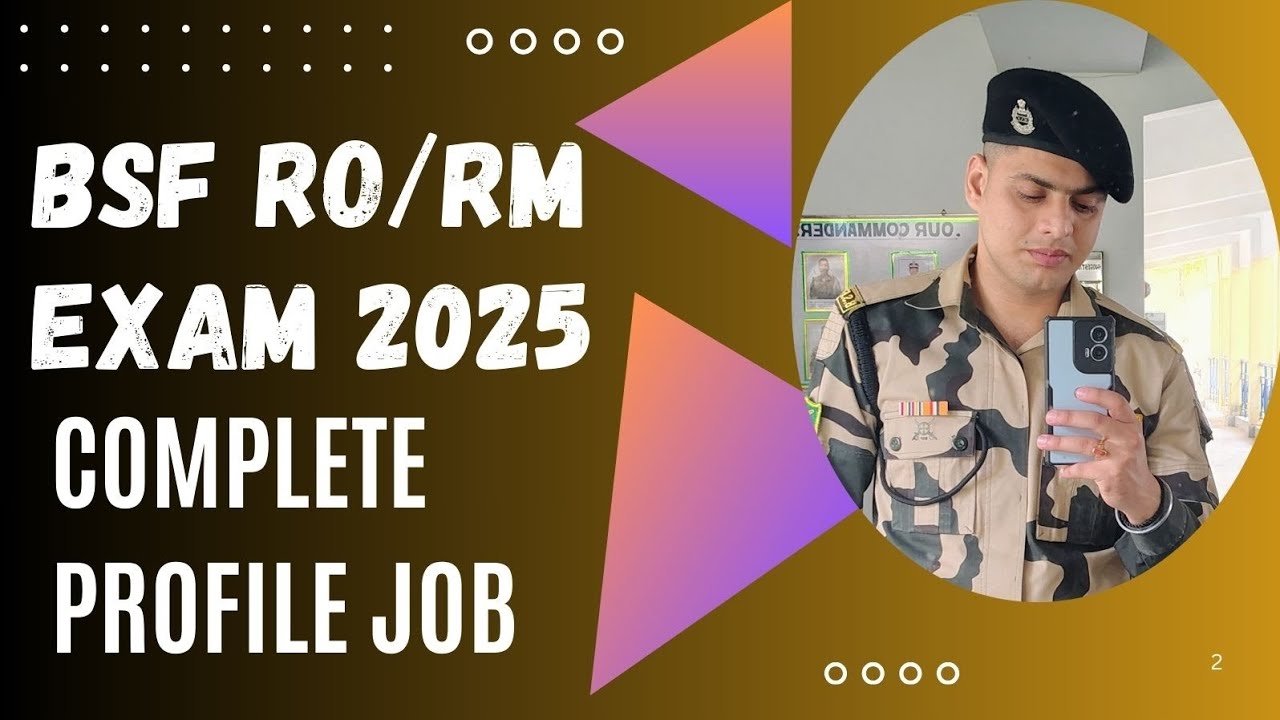 BSF RO/RM JOB PROFILE. Duty hours, salary? By Anand Chaurasiya HCM BSF. 