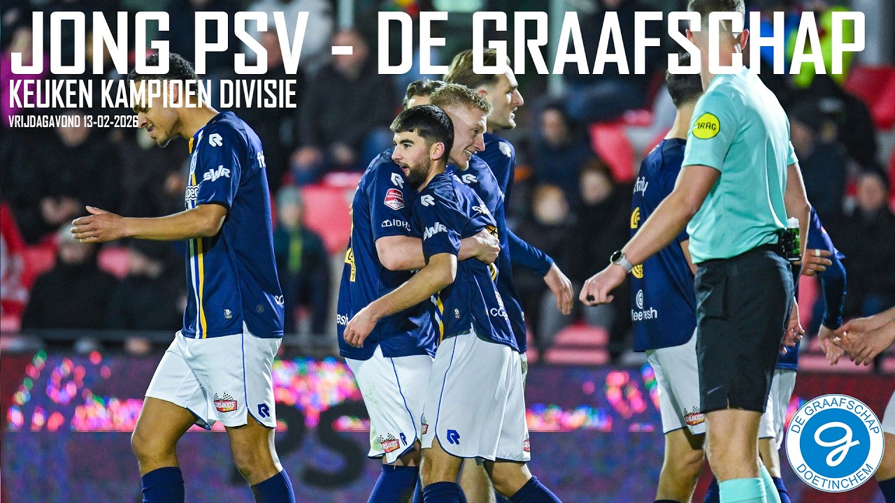 SAMENVATTING | De Graafschap WINT op bezoek bij Jong PSV en neemt DERDE PLEK over: 1-2