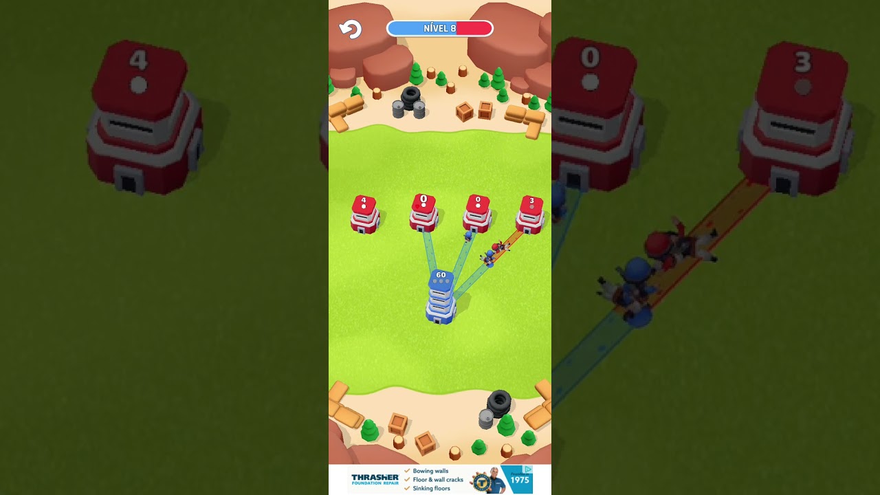 Jogando um joguinho de luta tijolo eu sou azul para ninguém ter dúvida joguinho cor Evolution😍🥰😘