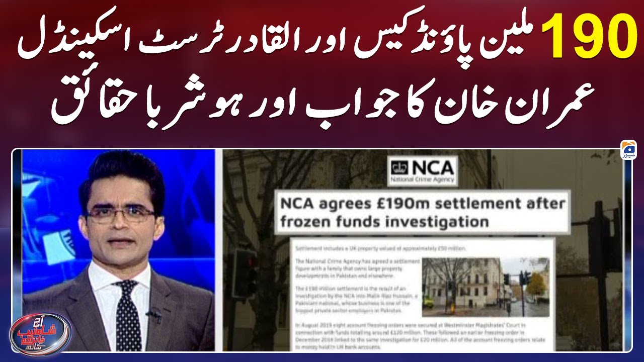 Shocking truth of 190 million pounds case & Al-Qadir trust scandal - Shahzeb Khanzada - Geo News