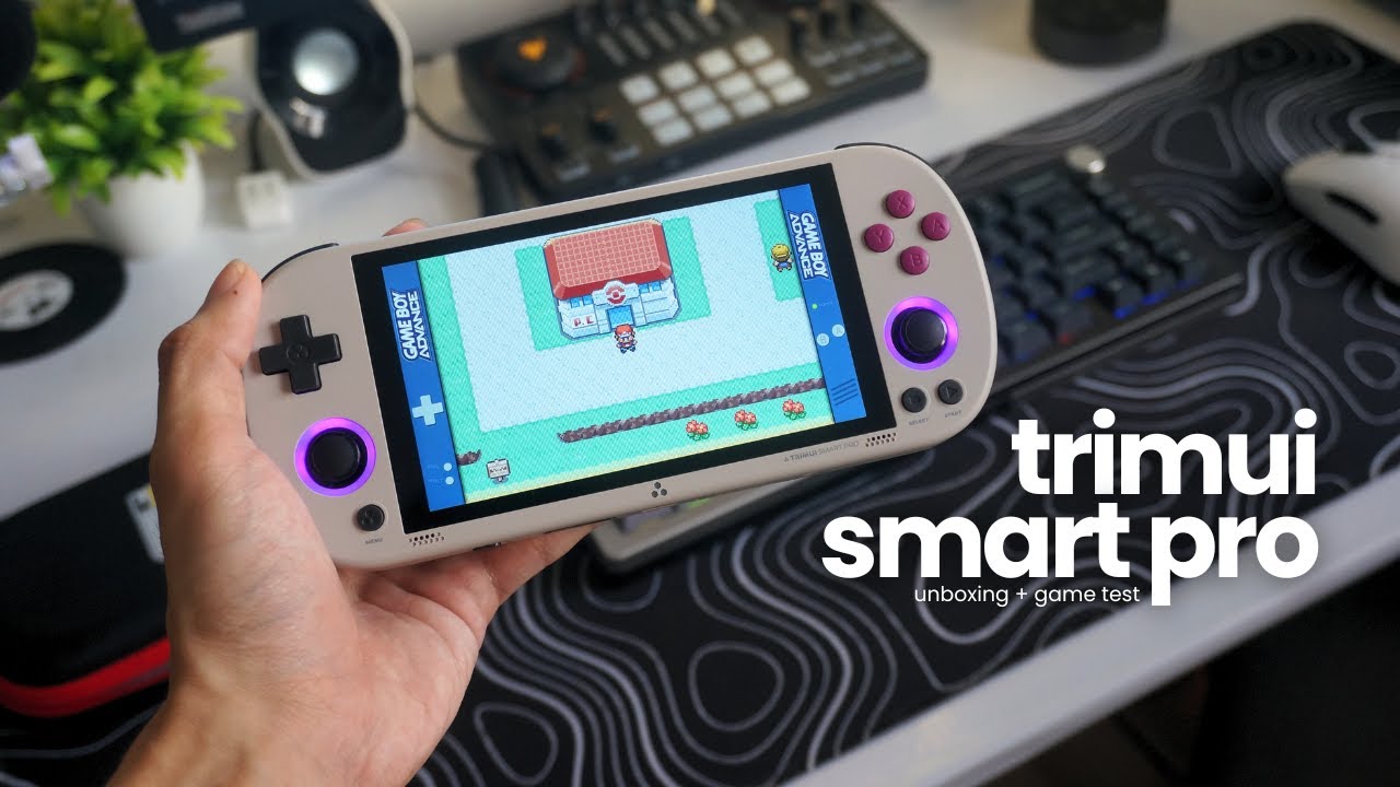 gaming vlog 🕹️ |  unboxing trimui smart pro + emulation test (crossmixOS)