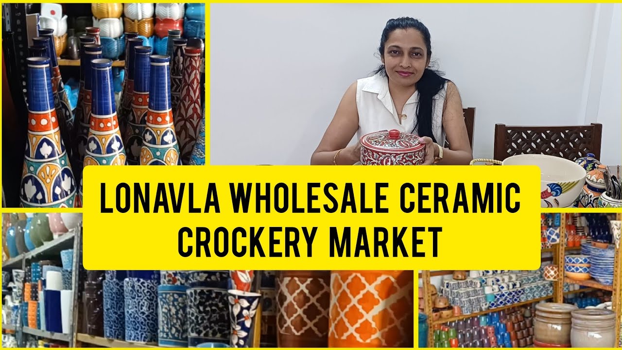 🔴Wholesale Ceramic Crockery Market in Lonavala  सबसे सस्ता सिरेमिक क्रॉकरी बाजार