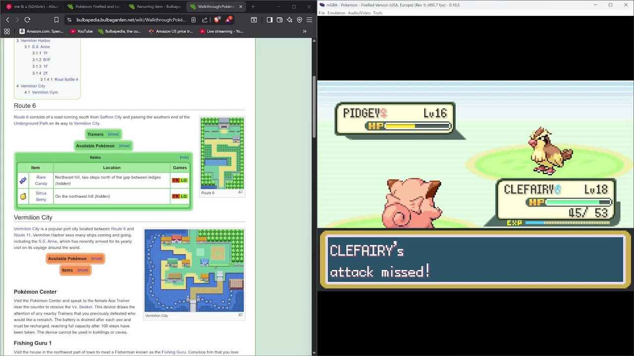 Walkthrough Scripting - Pokemon Fire Red