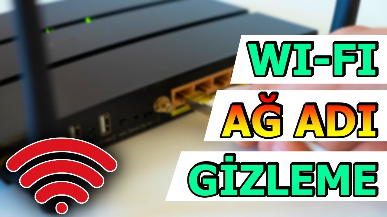 WiFi AĞ ADI NASIL GİZLENİR? 👈👈