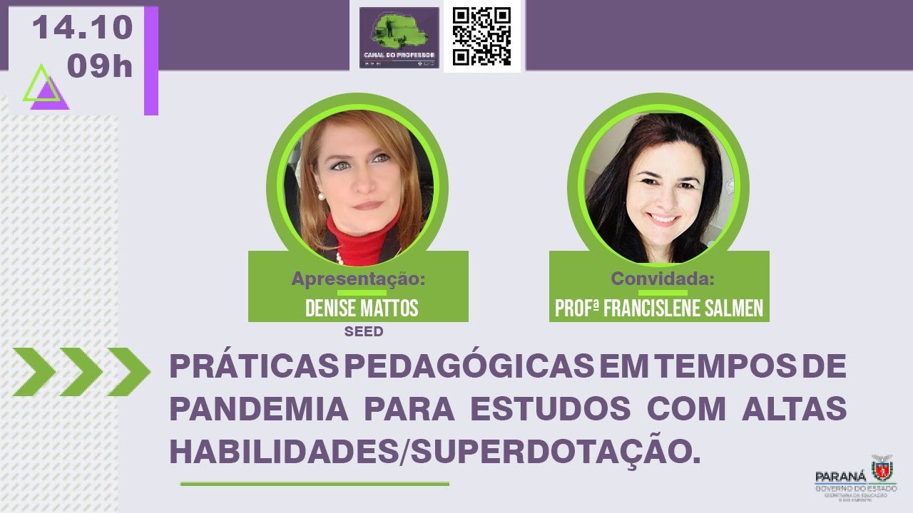 Práticas Pedagógicas em tempos de Pandemia  para estudos com Altas Habilidades/Superdotação