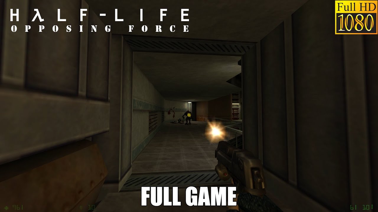 Half Life Opposing Force Full Game Walkthrough Hard - No Commentary (1080p HD)