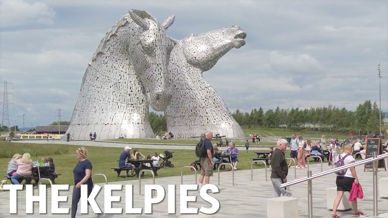 Giant Horse Sculptures In Falkirk, Scotland | The Kelpies
