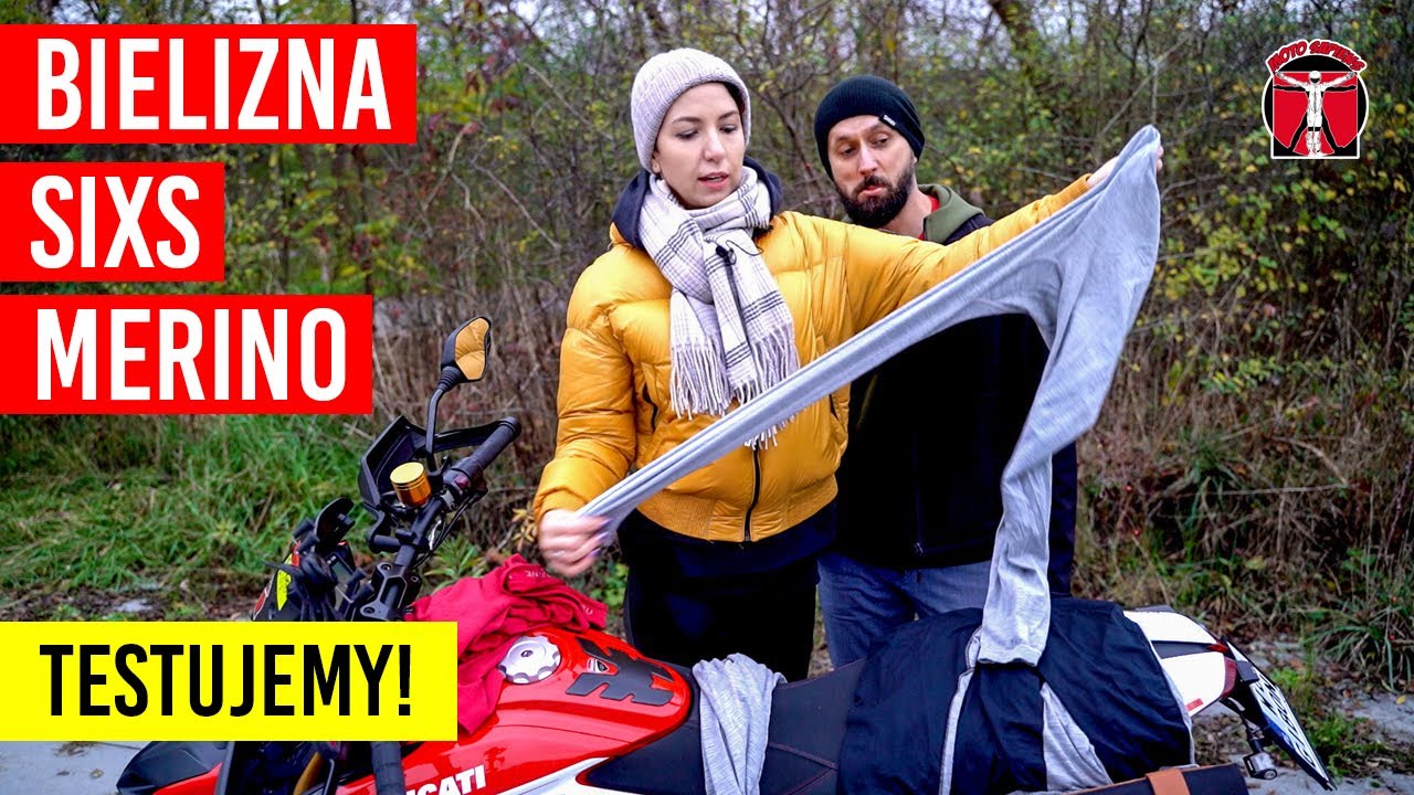 Bielizna motocyklowa SIXS na chłodne dni - Merino i Windstoper - sprawdzamy jak działa