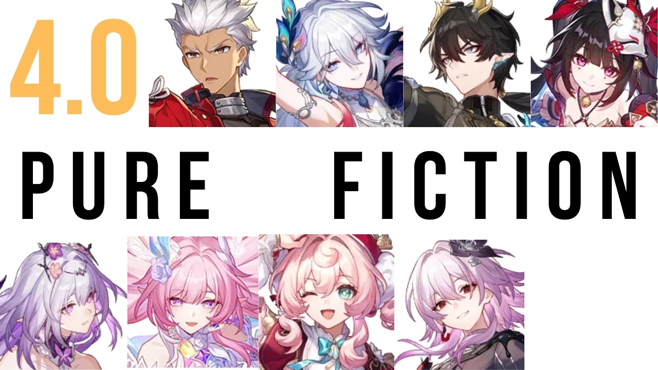 Honkai Star Rail - Pure Fiction 4.0 - Archer & Yao Guang Team / Castorice E2 Team