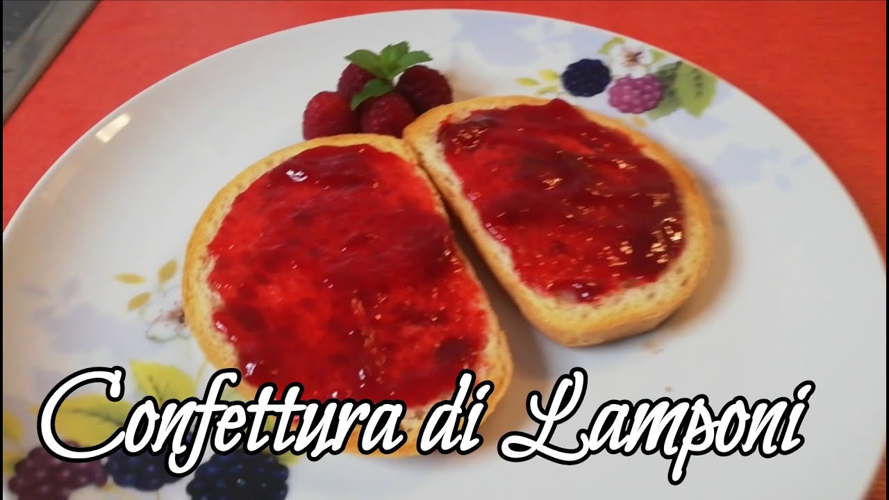 Confettura di Lamponi selvatici freschi. Per una colazione sana. @ChefJasonznc