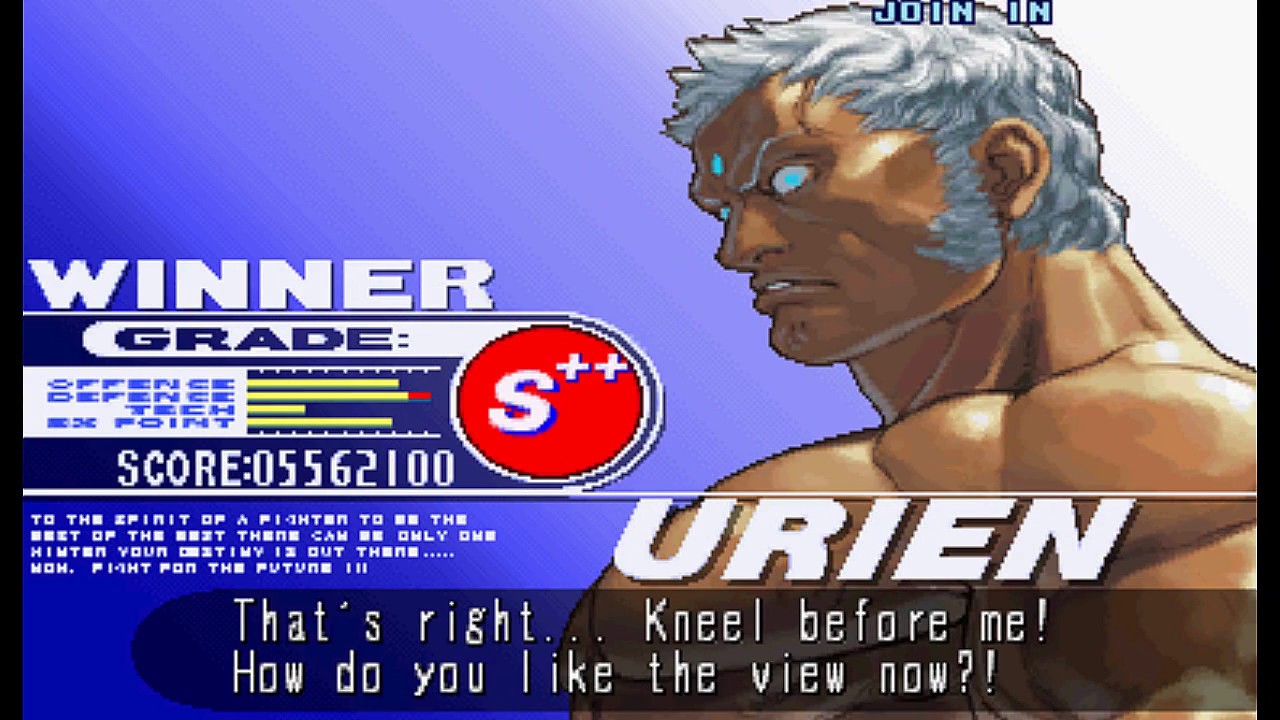 Street Fighter III: 3rd Strike - Fight for the Future (Arcade) - (Longplay - Urien | Hard)