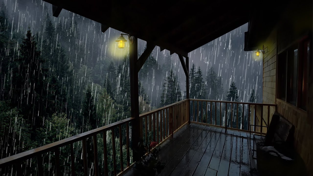 Lluvia Relajante Para Dormir en 11 Minutos - Sonido de Lluvia y Truenos - Rain Sound for Study 158