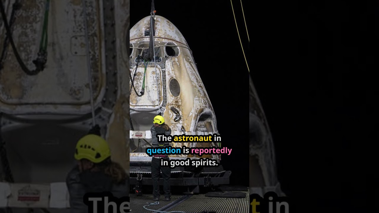 Ailing astronaut returns to Earth early in NASA's first medical evacuation