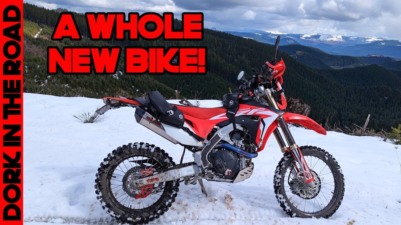 These Honda CRF450L Mods COMPLETELY TRANSFORMED My Bike (+ Winter Snow Riding)