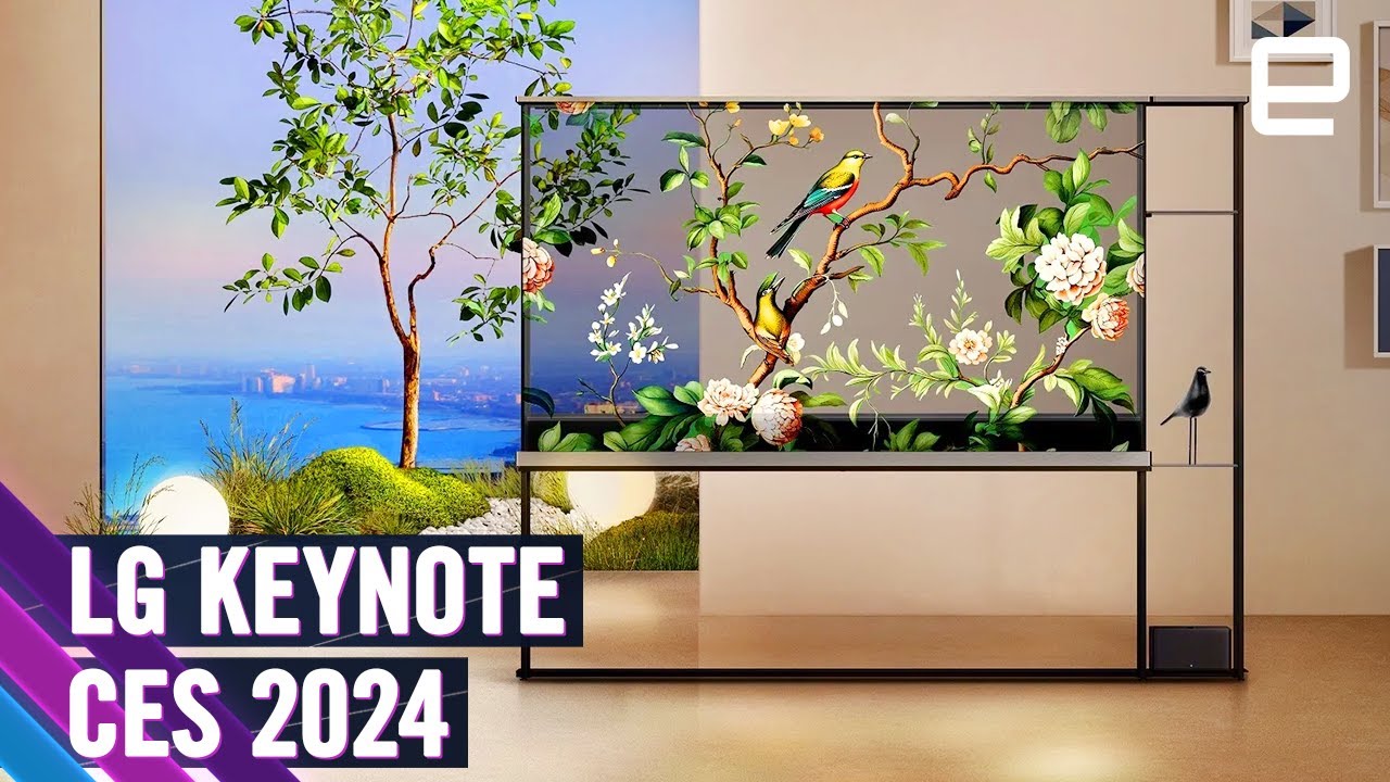 LG keynote at CES 2024 in 10 minutes: Announcing the world's first wireless transparent OLED TV