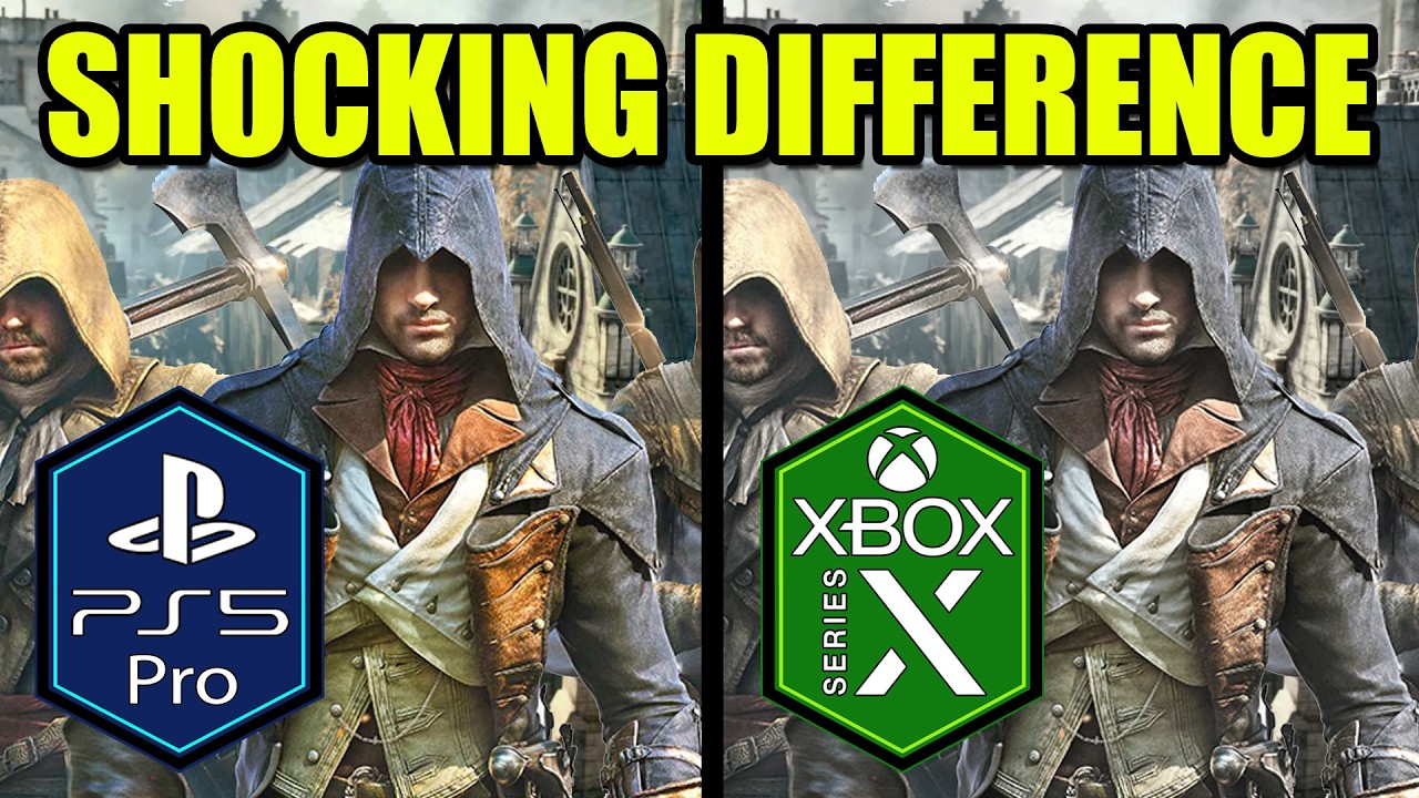 Assassin's Creed Unity PS5 Pro vs Xbox Series X Comparison