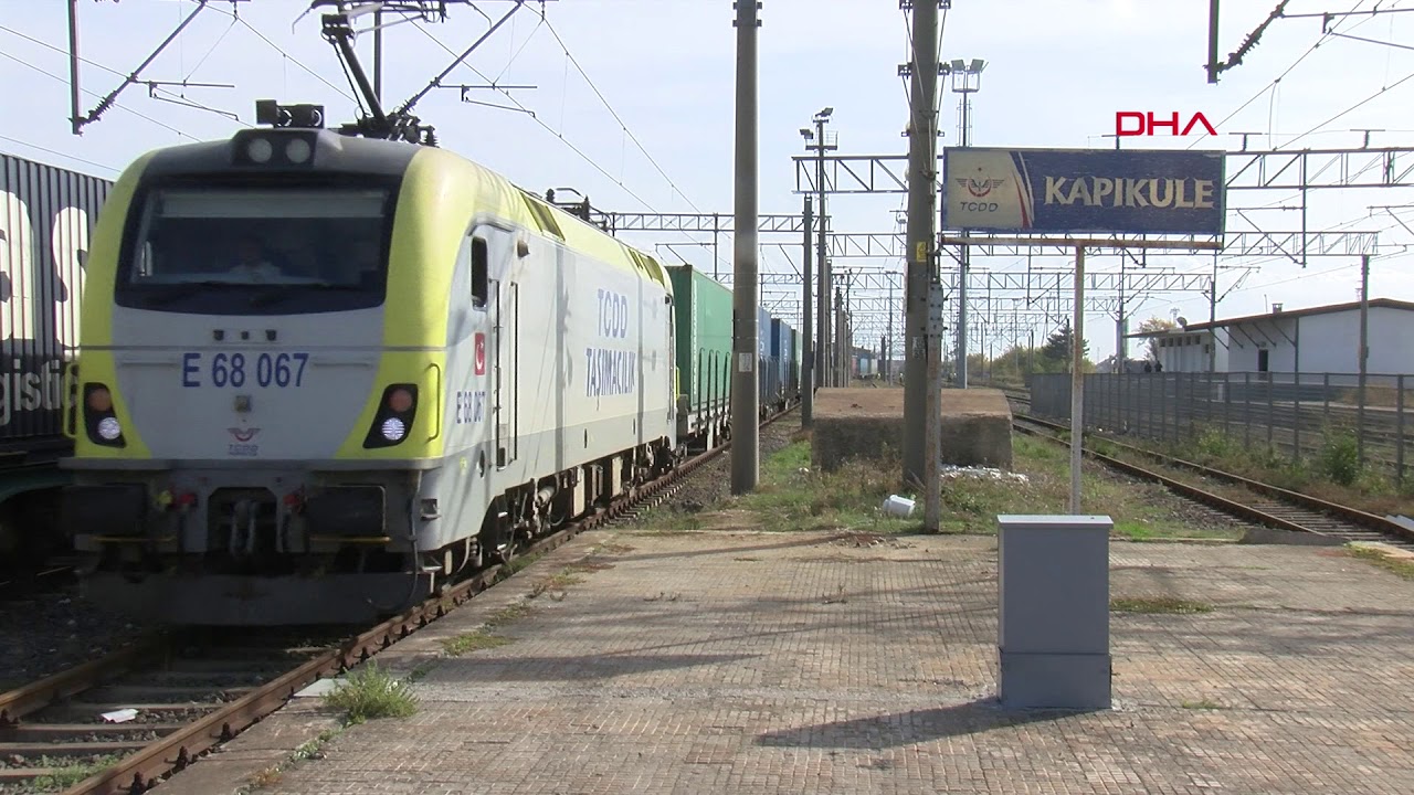 Çin'den Avrupa'ya giden ilk yük treni Kapıkule'de